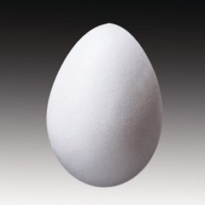 Styropor tvarovky vejce 6x4cm