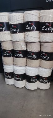 cordy 100% bavlna síla 3mm-jehlice vel. 5-8, bal 1ks 100m