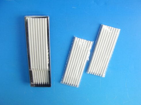 náhradní tuhy pro mechanické tužky, krejčovská křída bílá 90x3,8mm, balení 16ks