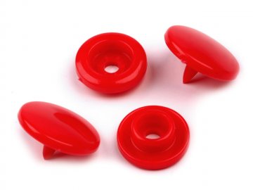 patentky/druky plastové narážecí vel.18(12mm) barva červená bal.10ks
