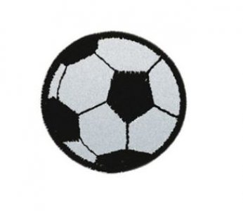 reflexní nažehlovačka fotbalový míč 38mm