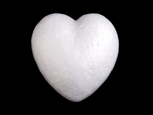 polystyrénové srdce 8cm