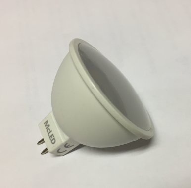 LED žárovka do halogenového svítidla s trafem 12V/4W/3000K, teplá bílá, patice GU5.3, nahrazuje 20W
