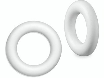 styropor tvarovky kruh plochý 25cm