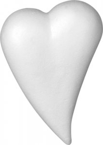 styropor tvarovky srdce 8cm