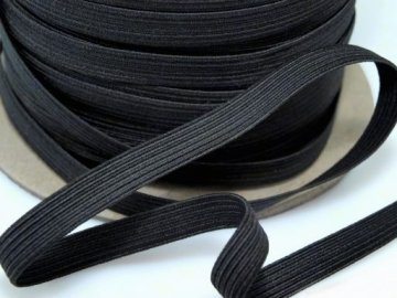 guma prádlová šíře 30mm černá