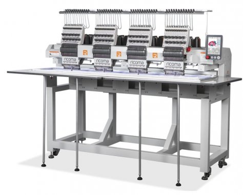 průmyslový vyšívací stroj RCM-1501PT / 15-ti jehlový, tlačítkový panel