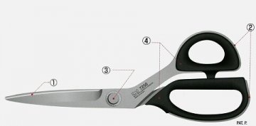 profesionální krejčovské nůžky KAI 7300 300mm-