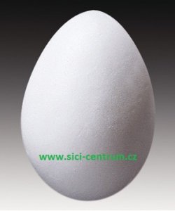 Styropor tvarovky vejce 8x5cm